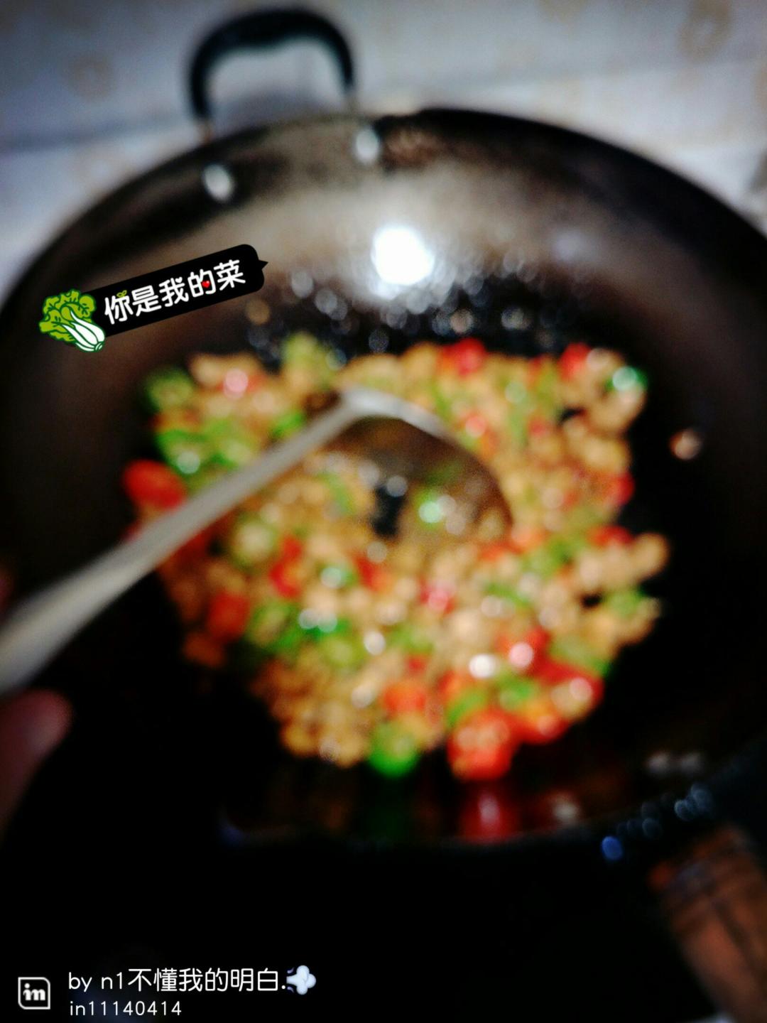 家常菜~杏鲍菇烧牛肉粒