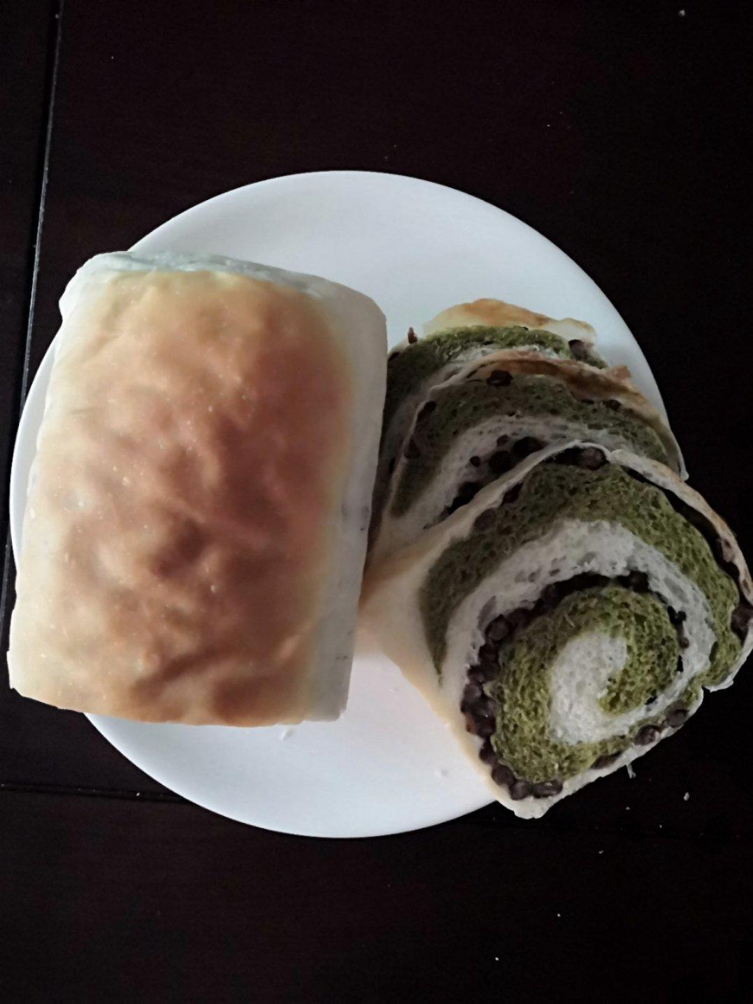 最正宗的日式抹茶红豆吐司