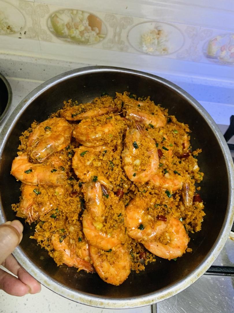 避风塘炒虾