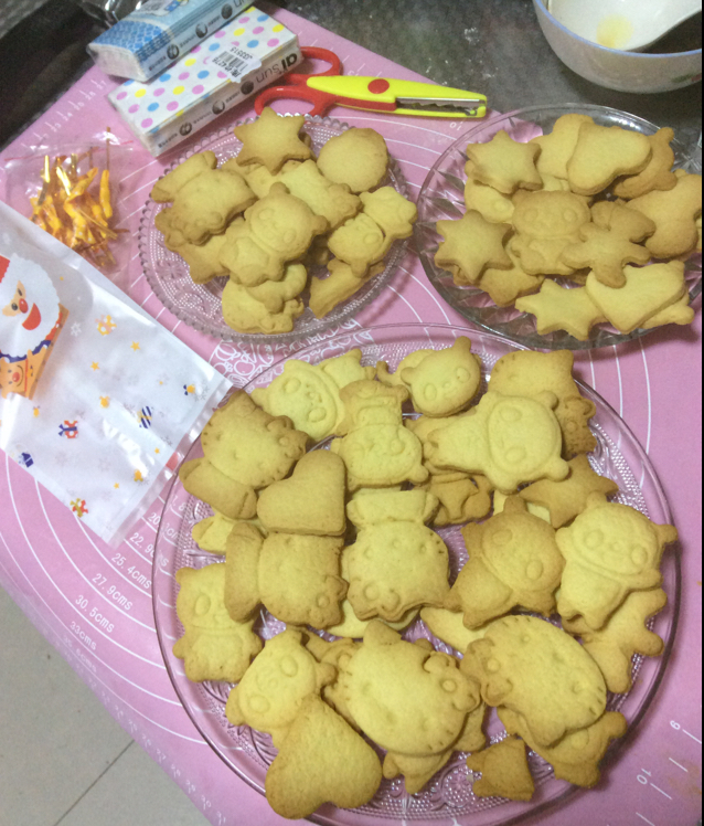 卡通黄油饼干