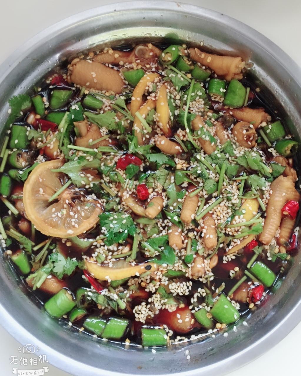 柠檬百香果鸡爪