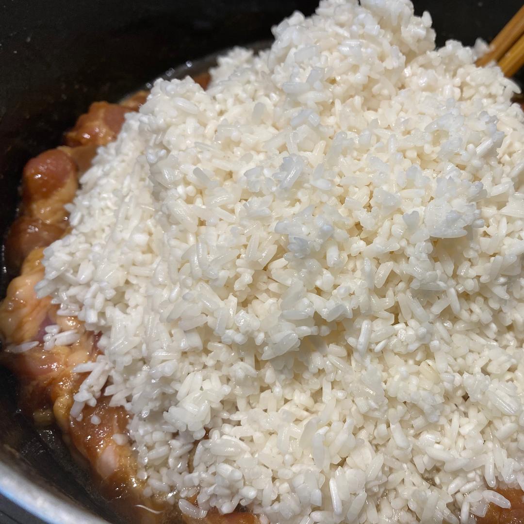 清香的蒸排骨糯米饭的做法 步骤6