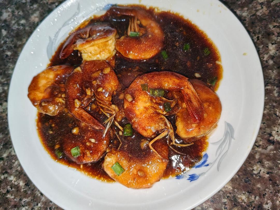 十分钟做好吃的红烧大虾