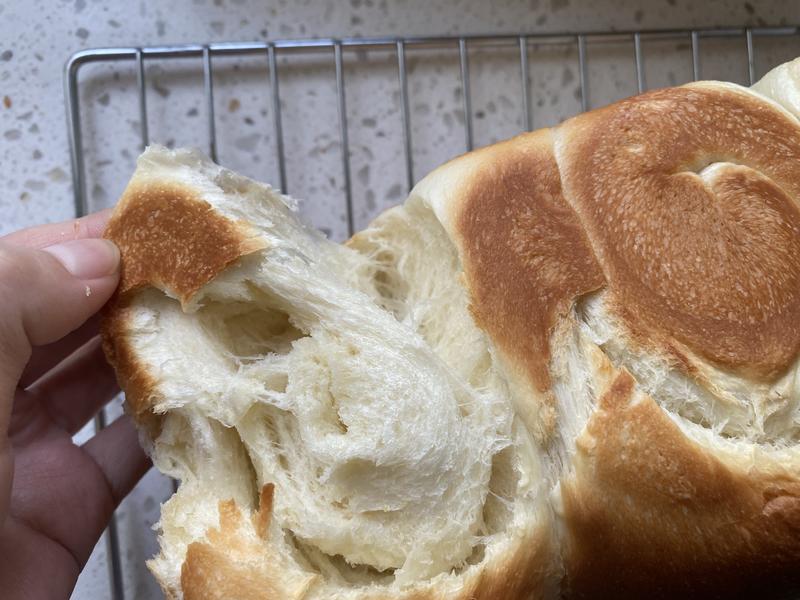 纯奶手撕吐司的做法 步骤1