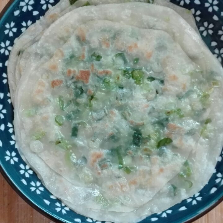 饺子皮葱油饼