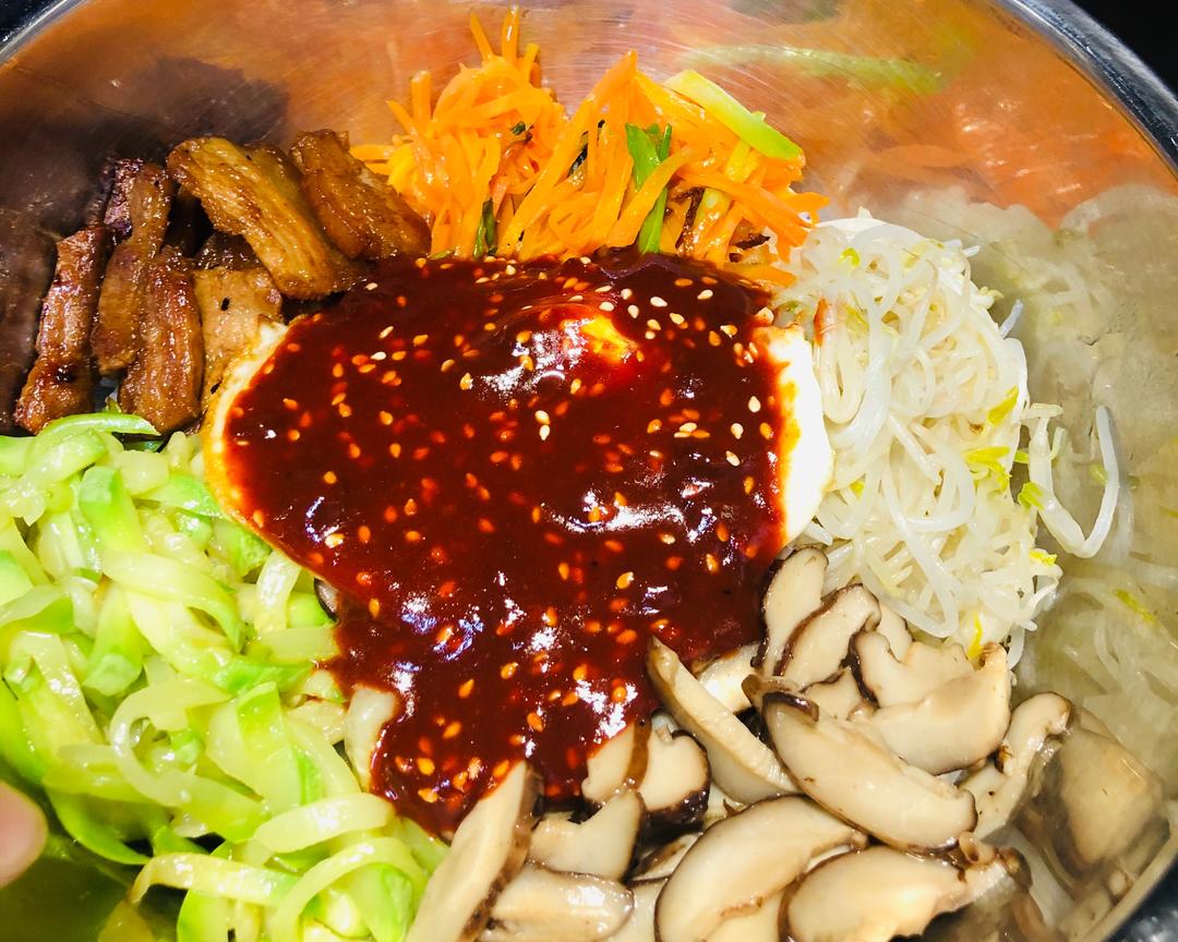 韩式拌饭的做法