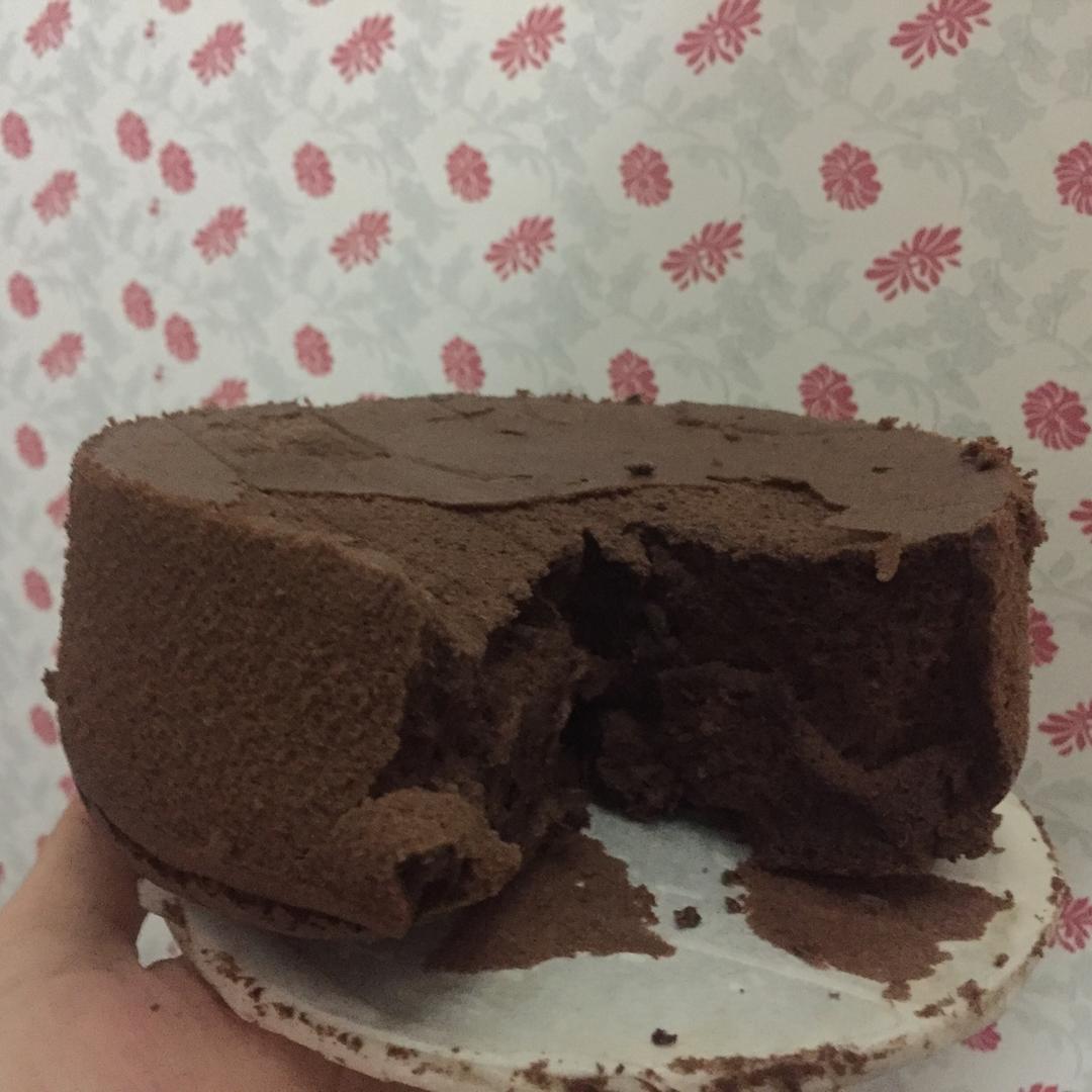 无油可可戚风蛋糕（2蛋6寸）