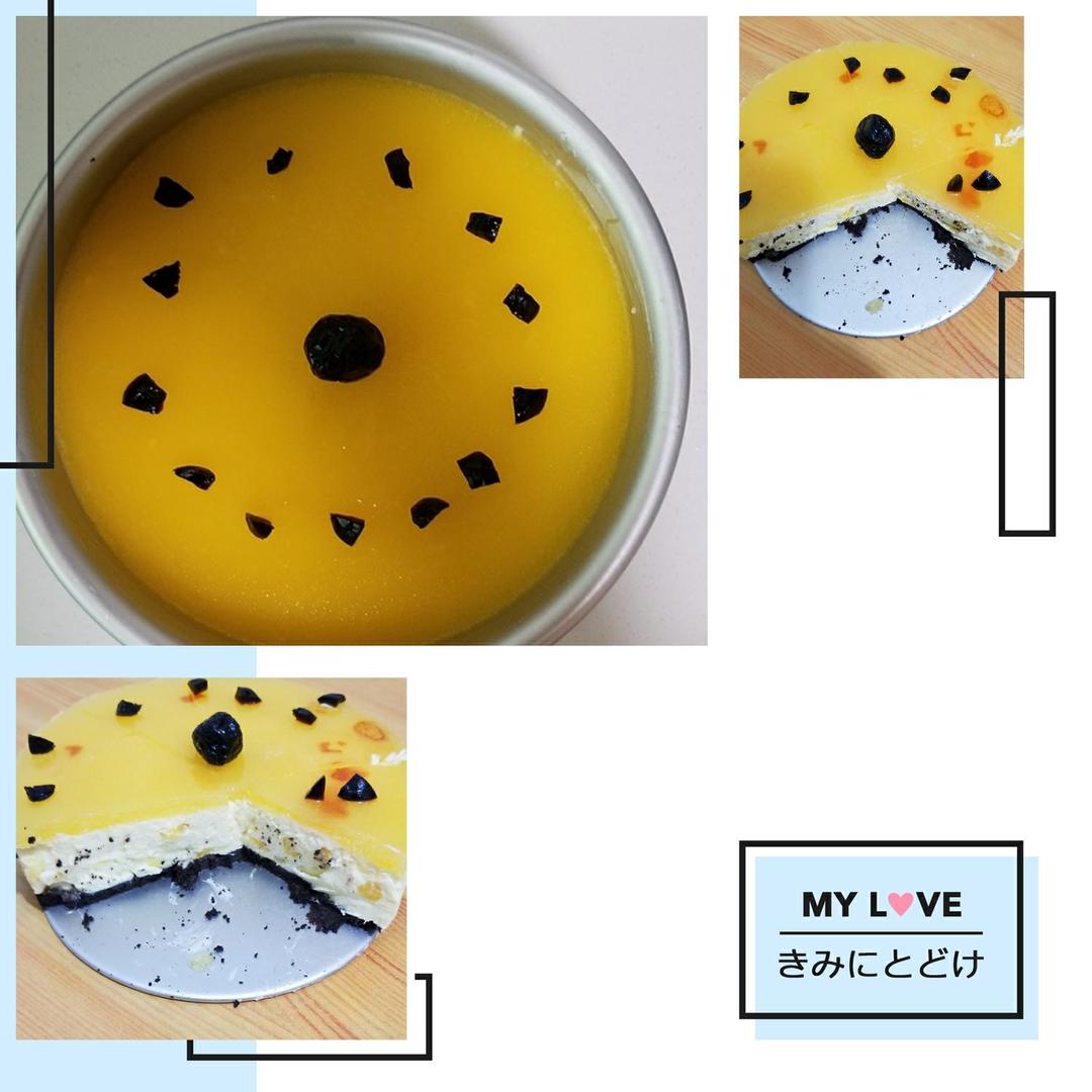 芒果冻芝士蛋糕