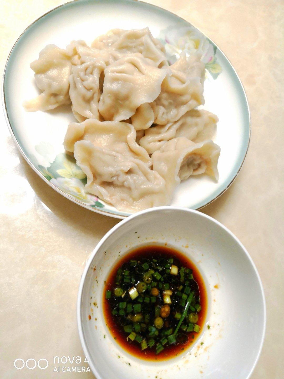 超正宗的牛肉韭菜黄馅饺子