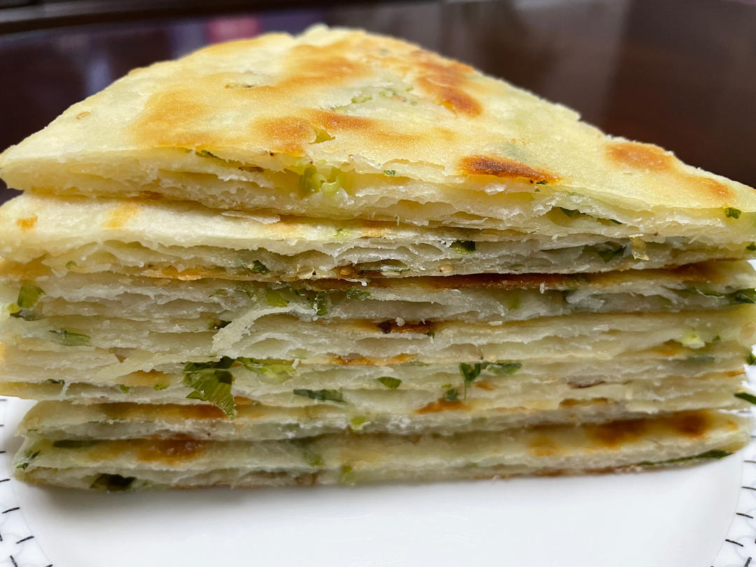 香酥芝麻葱油饼 外酥里软层次多 附细节视频详解