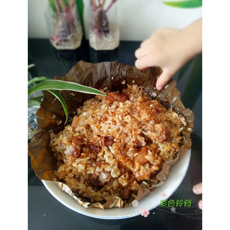 荷叶糯米排骨