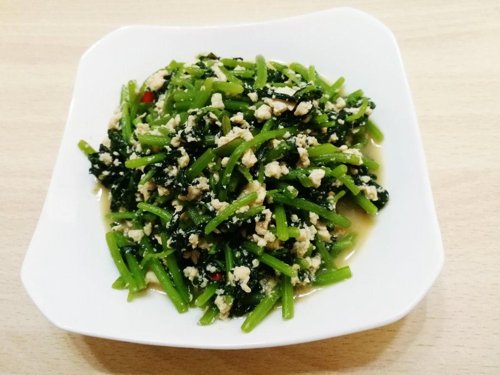 茼蒿小豆腐