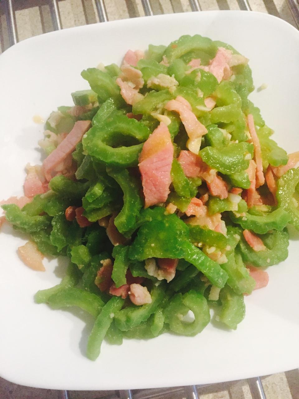 培根炒苦瓜青椒