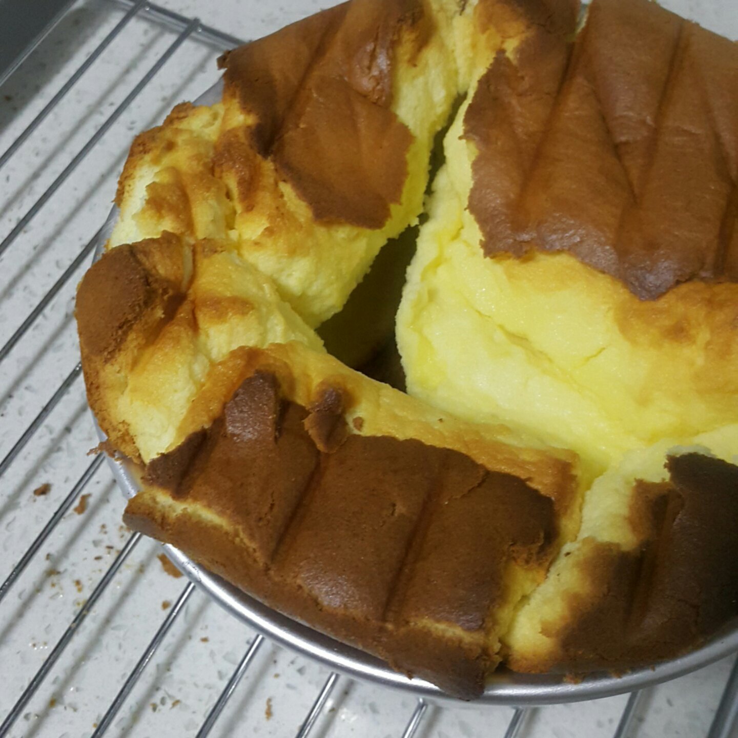 最好吃的戚风——奶油奶酪戚风