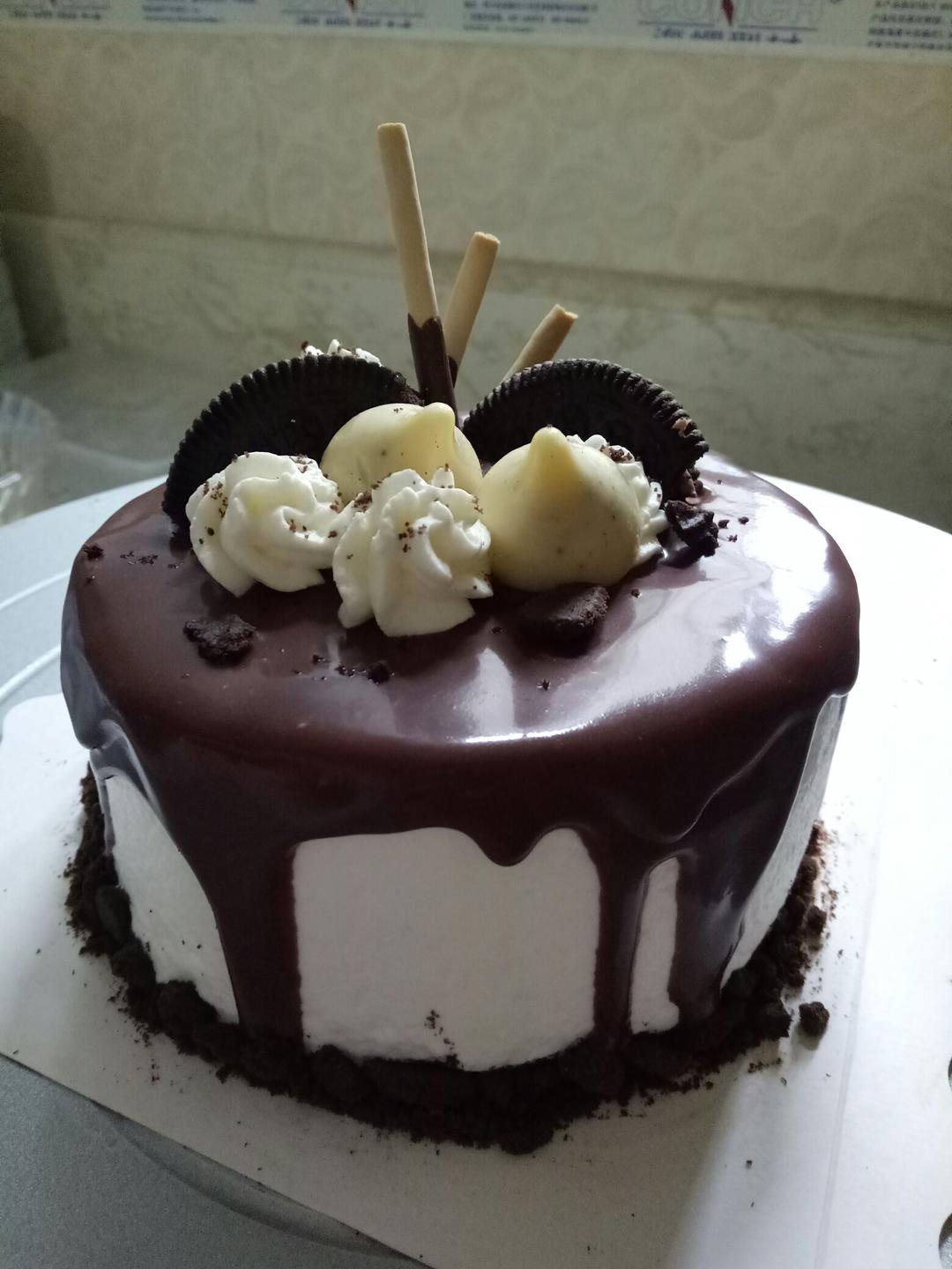 蛋糕淋面之一：甘那许淋面（详细解答淋面太稠的问题）