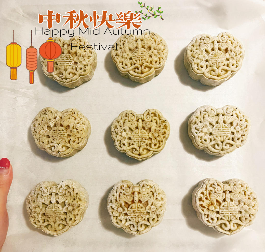 椰蓉月饼 | 椰香浓郁 不干不腻