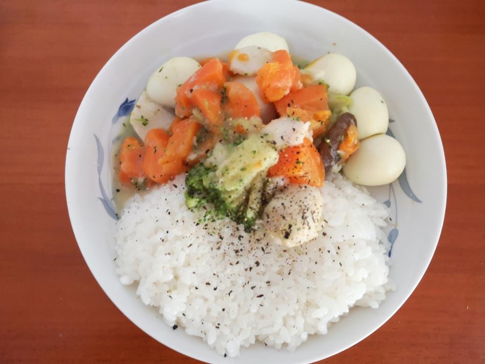 杂蔬浇汁饭的做法