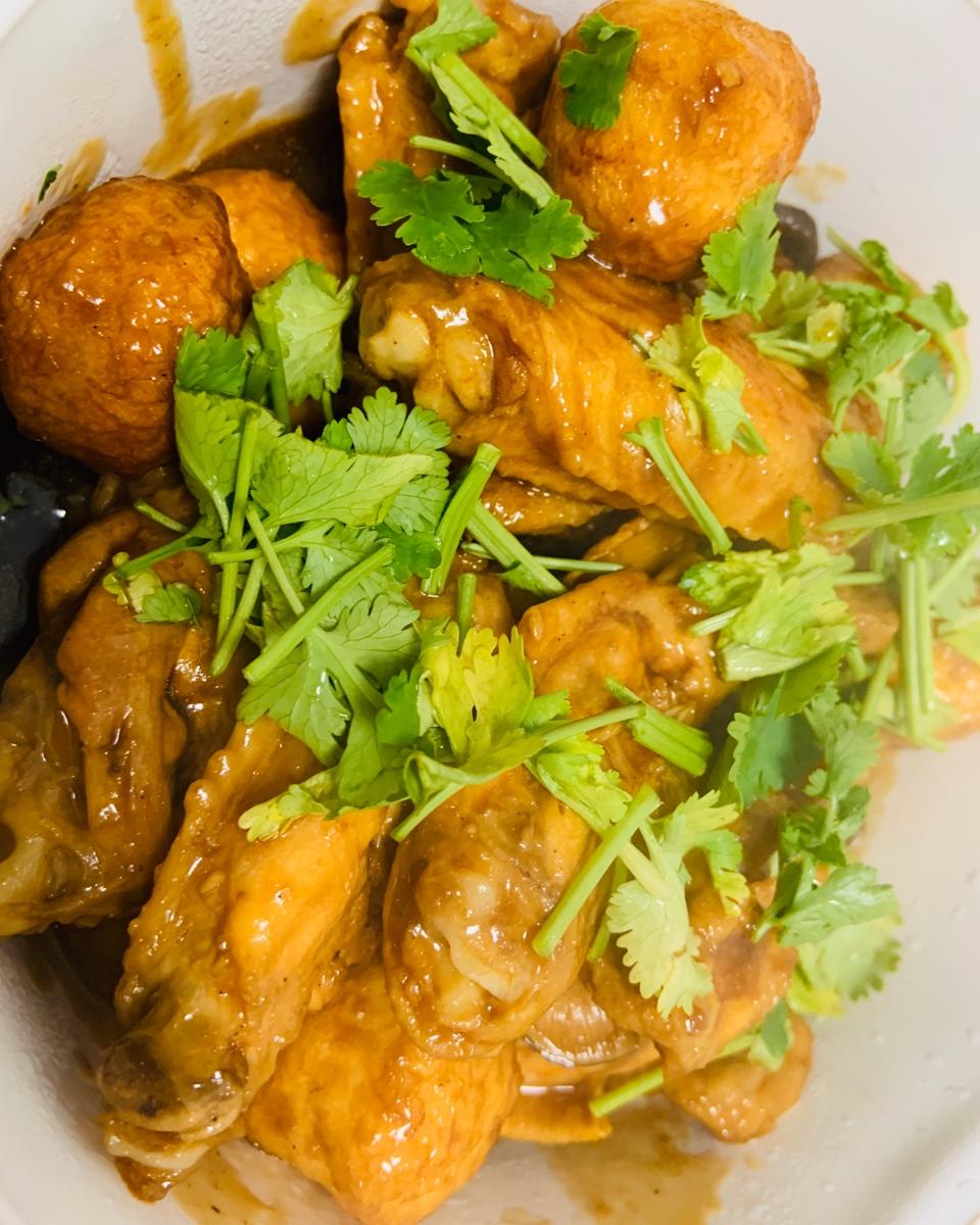 比餐馆好吃的快手黄焖鸡米饭【鸡翅版】