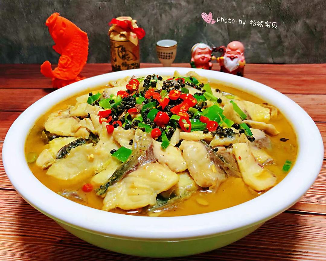 酸菜鱼片汤