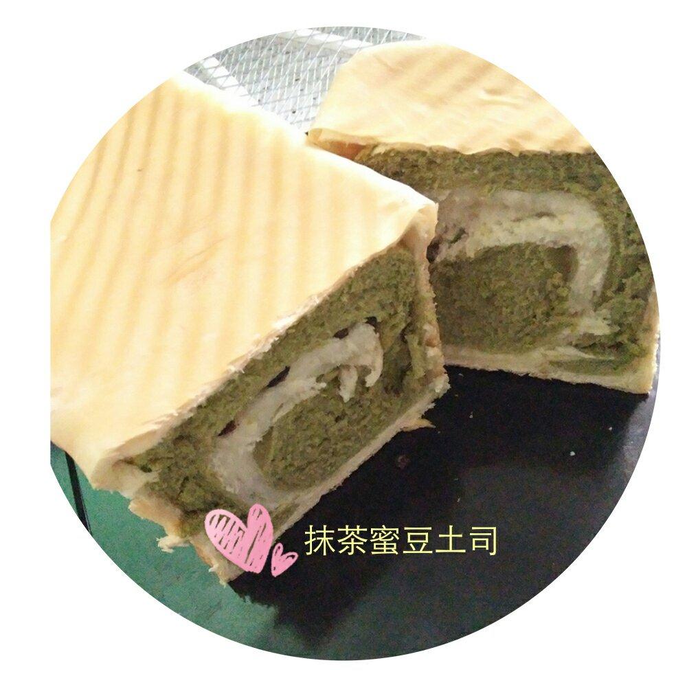 抹茶蜜豆吐司