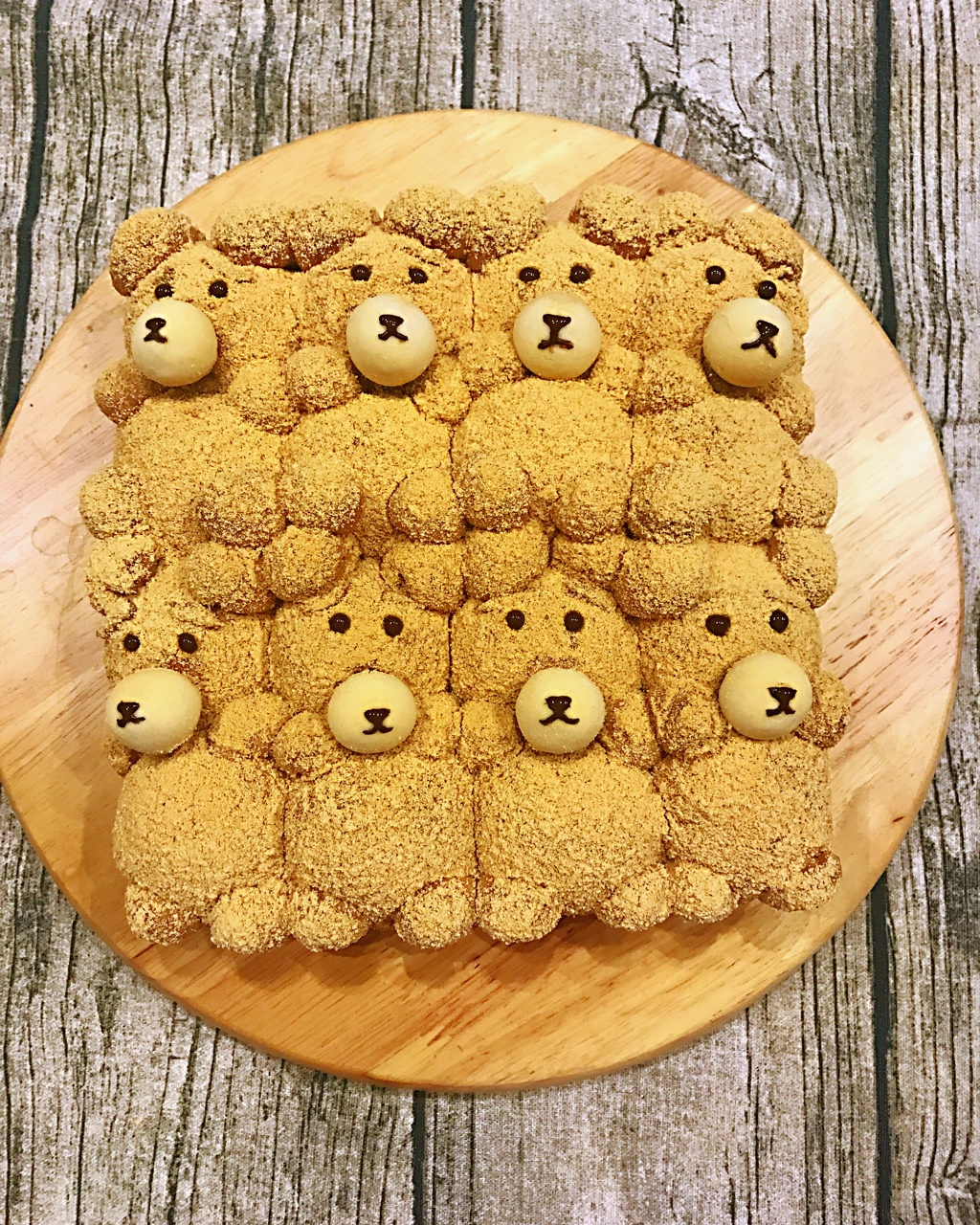 萌你一脸的泰迪熊挤挤面包