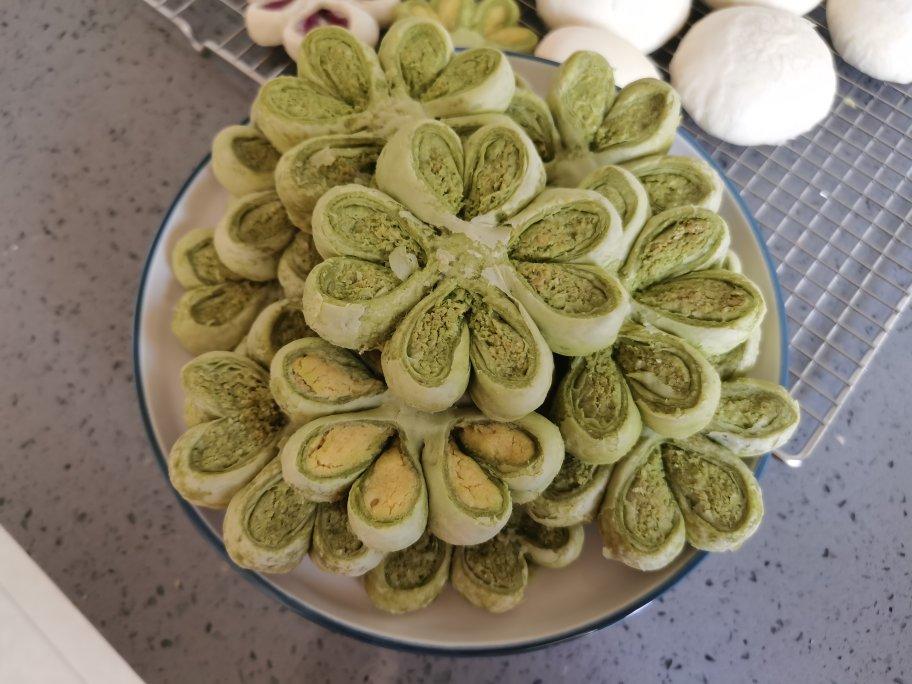 幸运四叶草抹茶椰蓉酥【北鼎烤箱食谱】