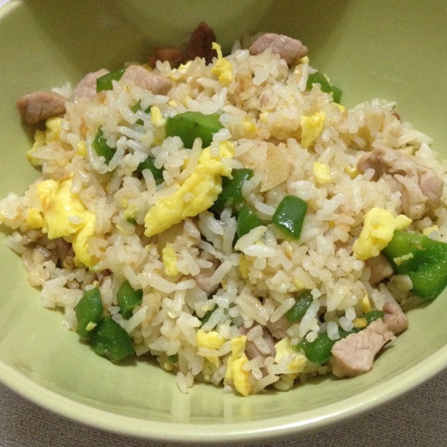 青椒肉丝蛋炒饭