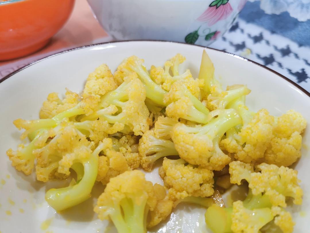素炒菜花