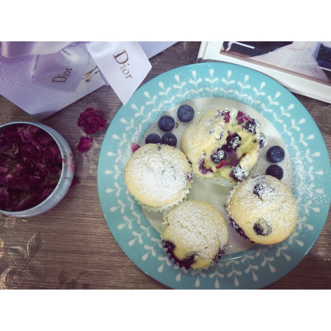 蓝莓玛芬蛋糕 Blueberry Muffin