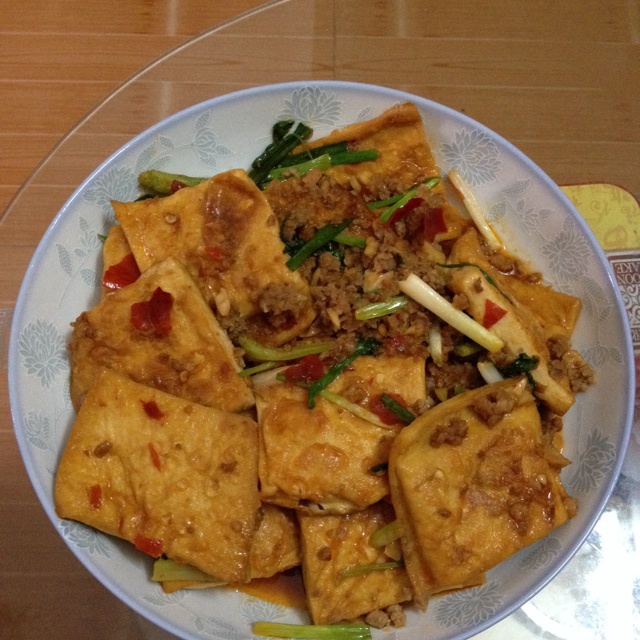 家常煎豆腐