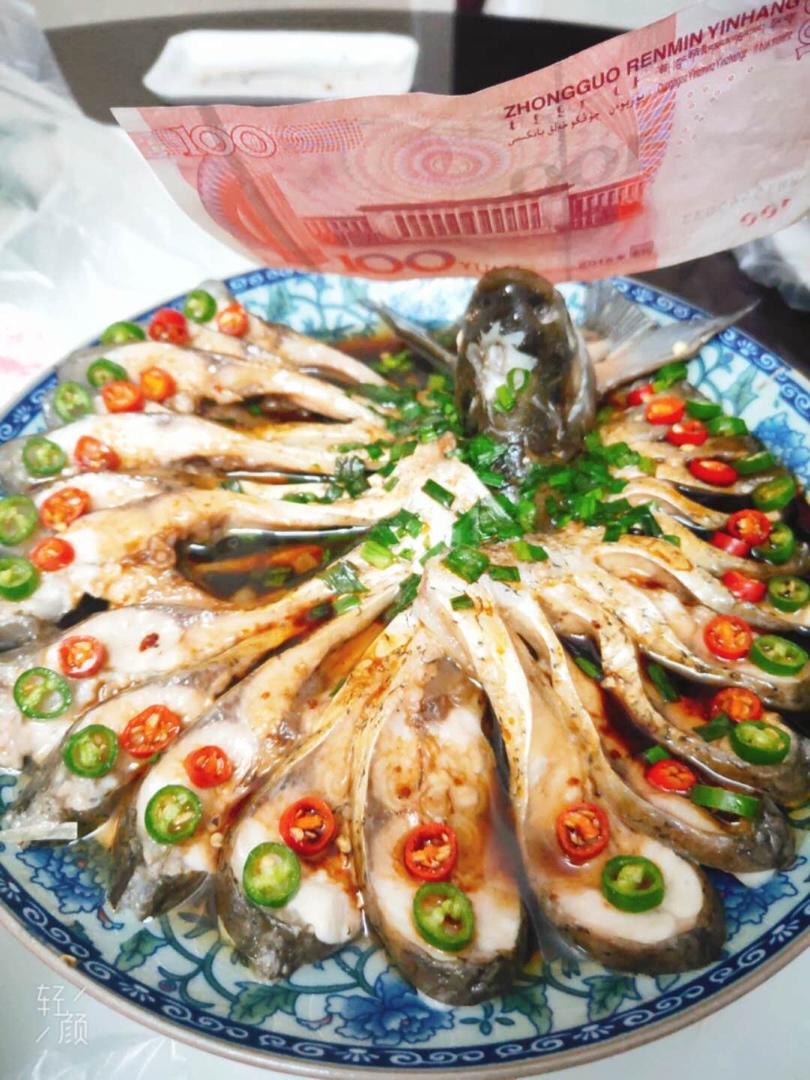 年夜菜必备❗️全家都爱的孔雀开屏清蒸鳊鱼🐟