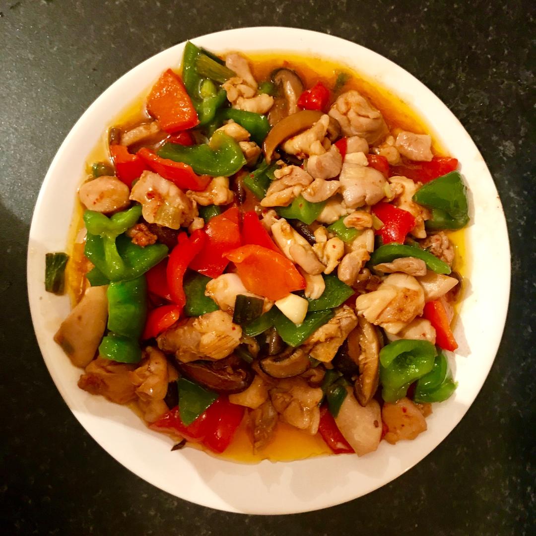 青椒炒鸡腿肉（大厨级别）