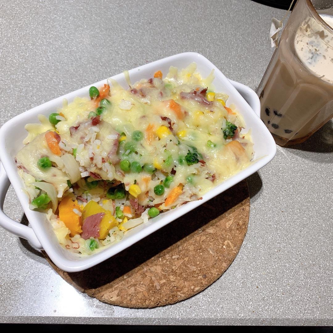 超好吃的焗饭（烤箱）