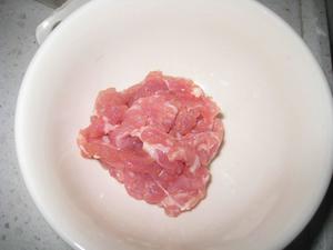 豆豉肉丝炒杏鲍菇的做法 步骤3