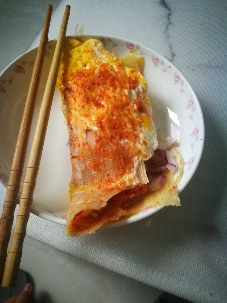 街头烤冷面