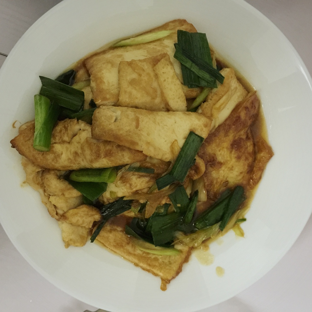 蚝油嫩豆腐