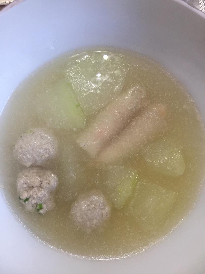 夏天不可错过的家常味--冬瓜丸子汤