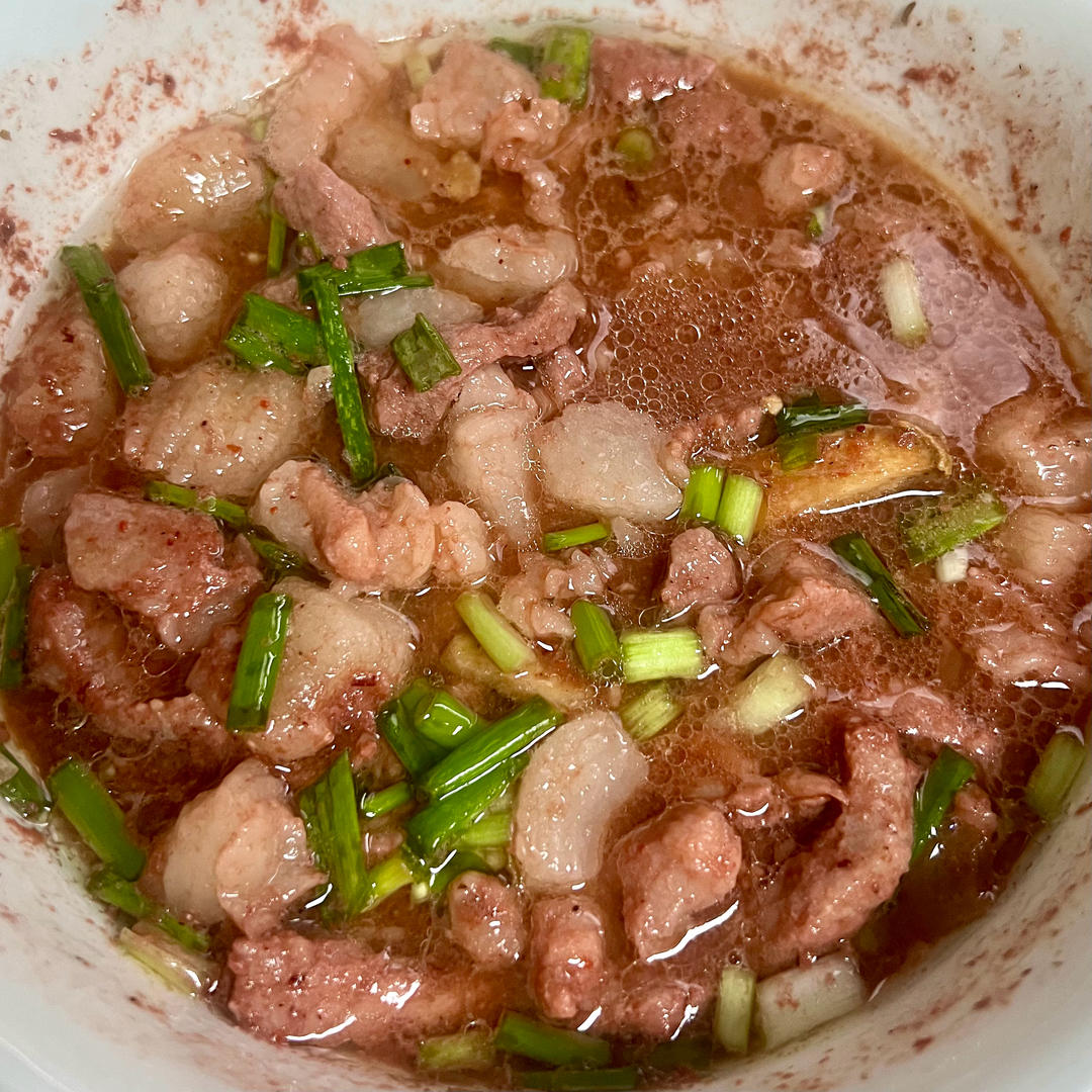 虾子肉(温州话)