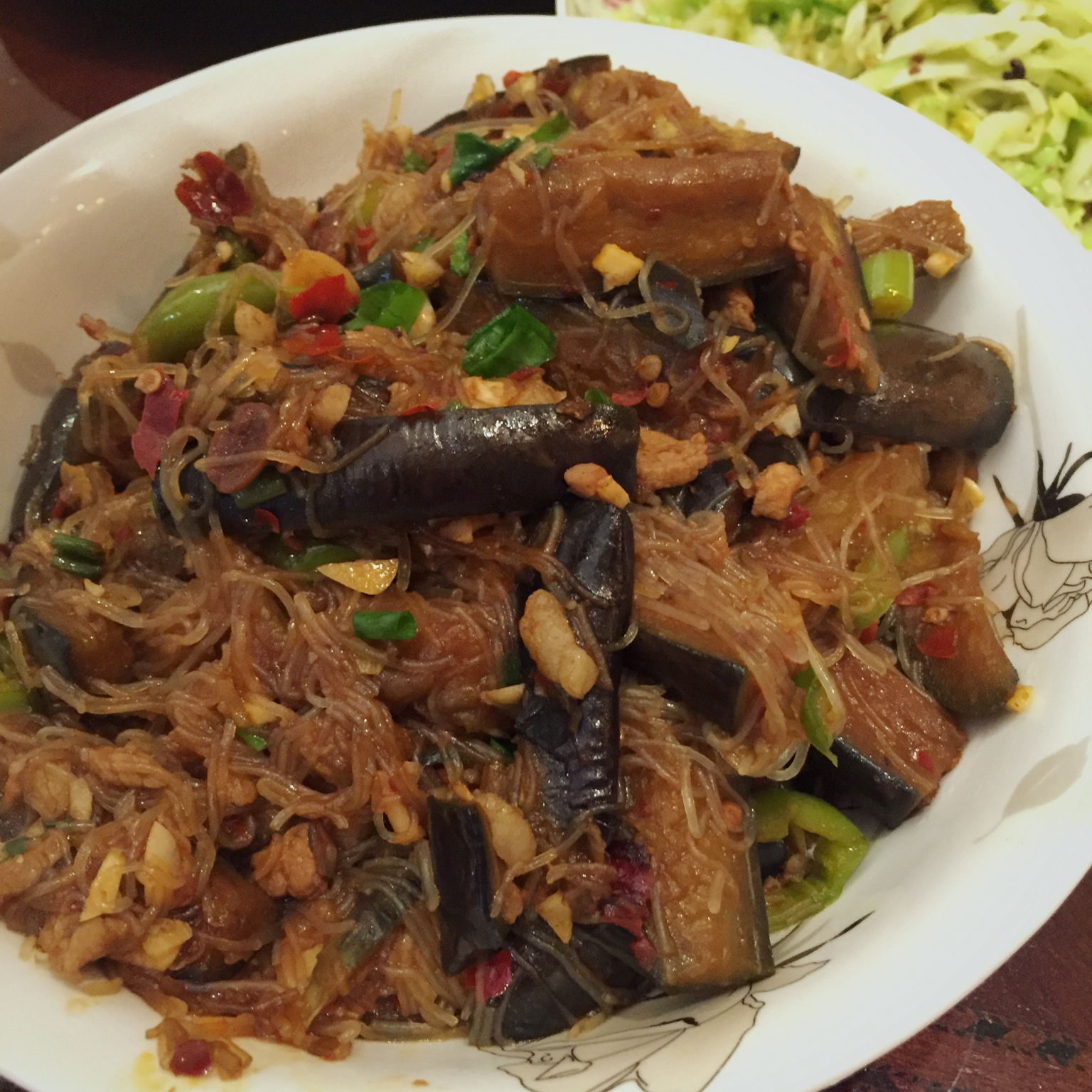 肉末茄子粉丝煲