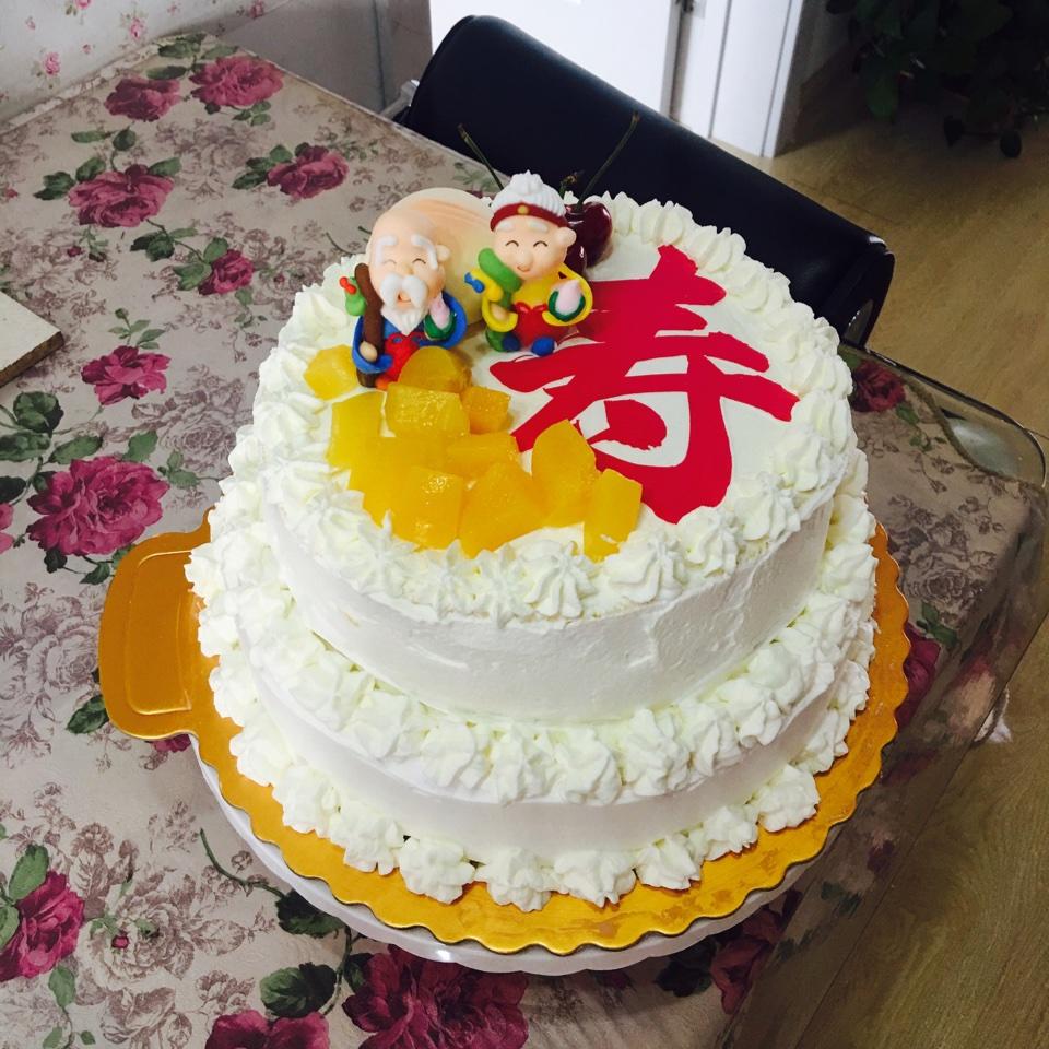 80大寿生日蛋糕