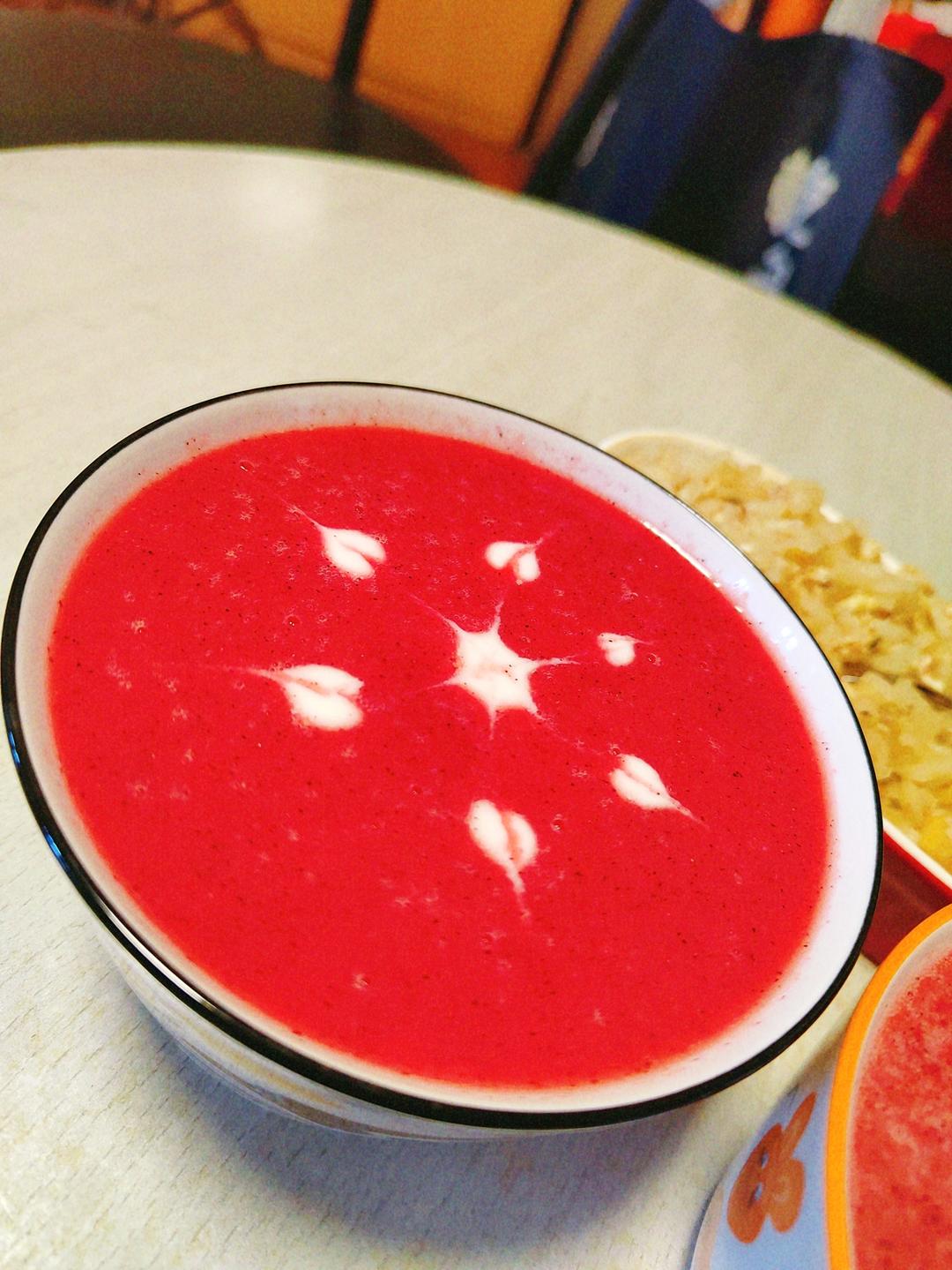 拉花米糊