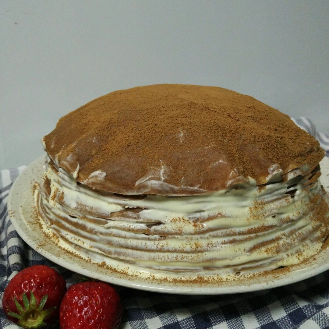 巧克力千层可丽饼