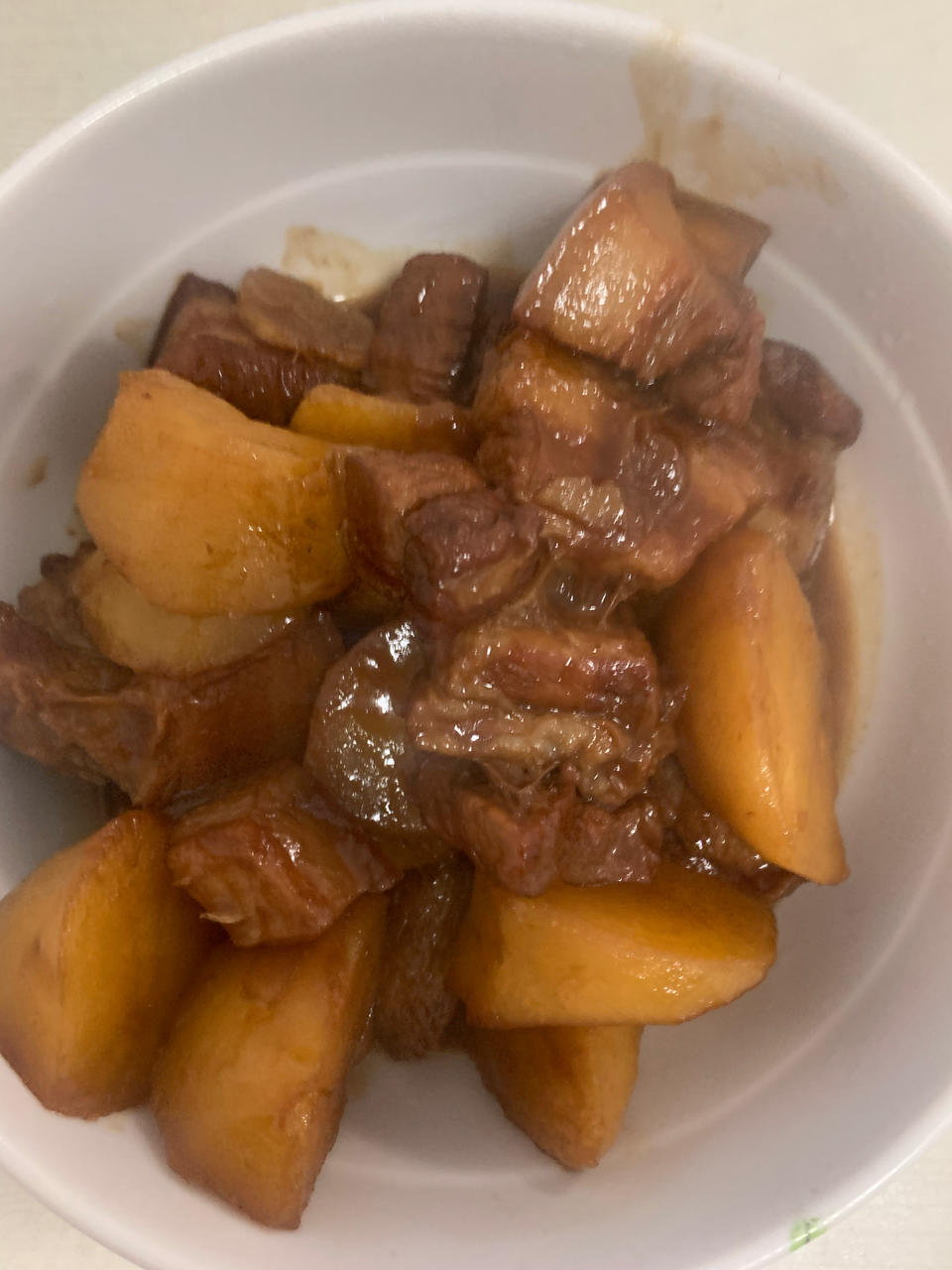 红烧肉炖土豆（丝毫不腻）