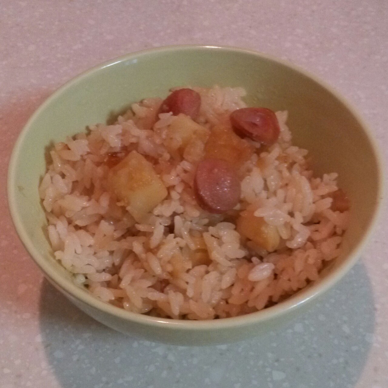 香肠土豆闷饭