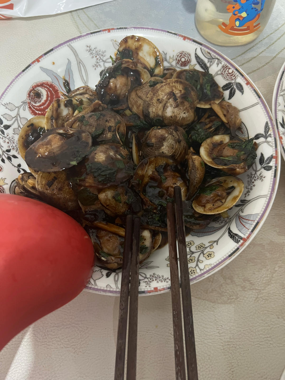 紫苏炒花甲(无需吐沙)