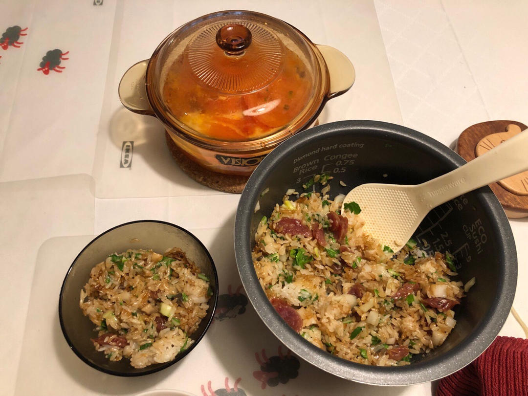 腊味煲仔饭（电饭煲版）