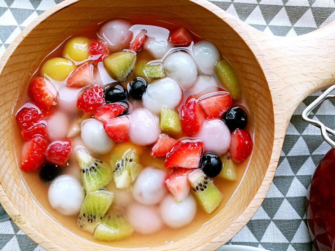 翘乐滋做的堂妈教你做水果小汤圆