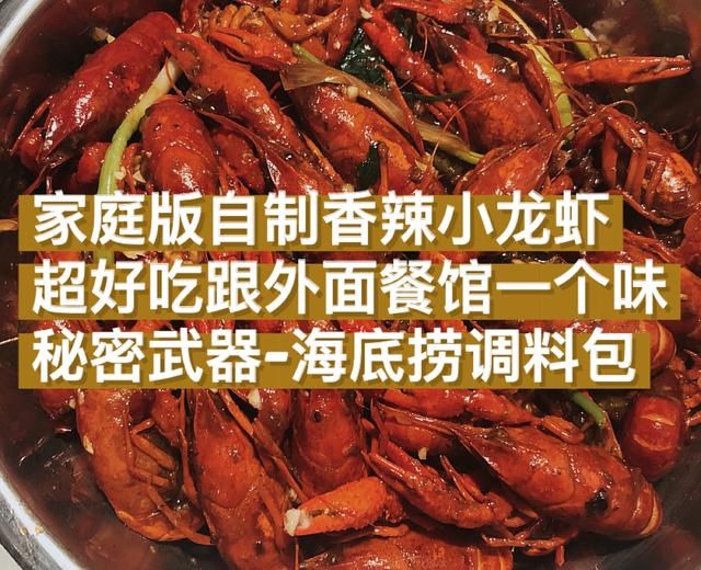 家庭版自制香辣小龙虾👌🏻跟外面餐馆一个味‼️秘密调料-海底捞调料包