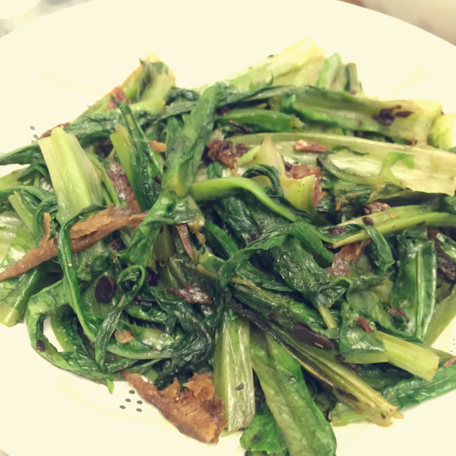 豆豉鲮鱼油麦菜