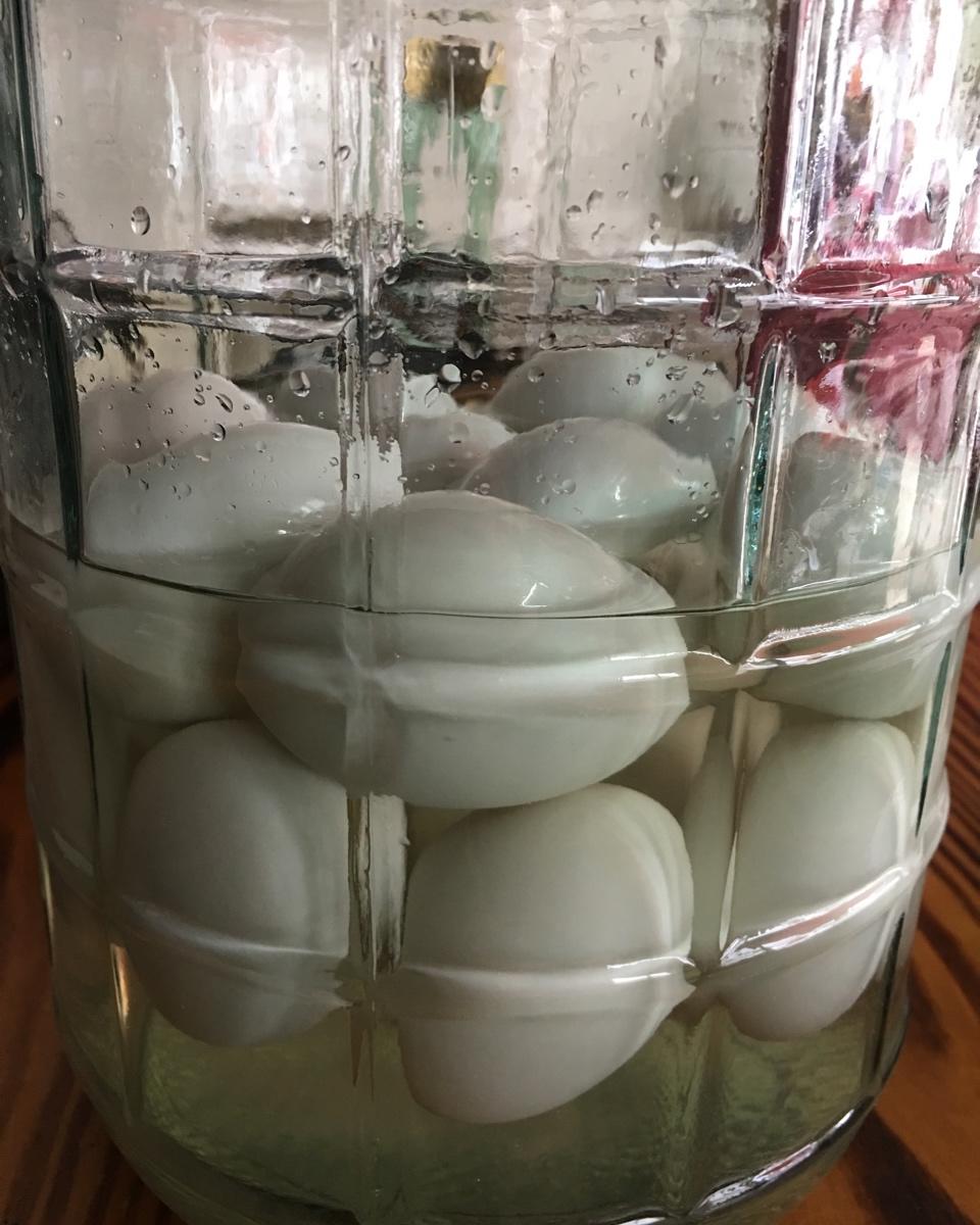 自制流油的咸鸭蛋